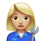 Female Mechanic Emoji