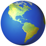 Earth Globe Americas Emoji