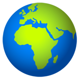Earth Globe Europe Africa Joypix Emoji